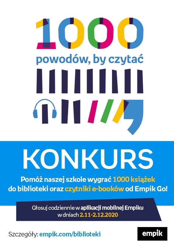 Read more about the article 1000 książek dla „Czwórki” w Konkursie Empiku!